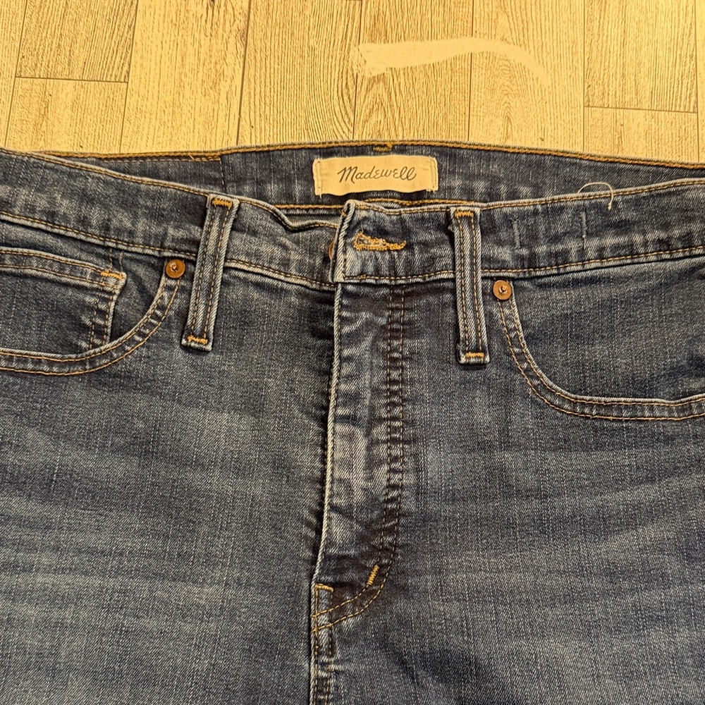 Madewell Medium Blue High-Rise Denim Jeans